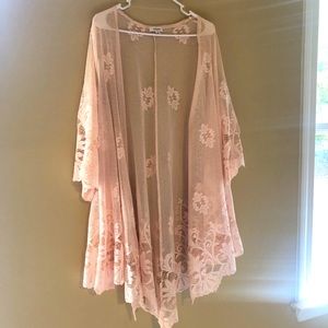 Blush Kimono Coverup